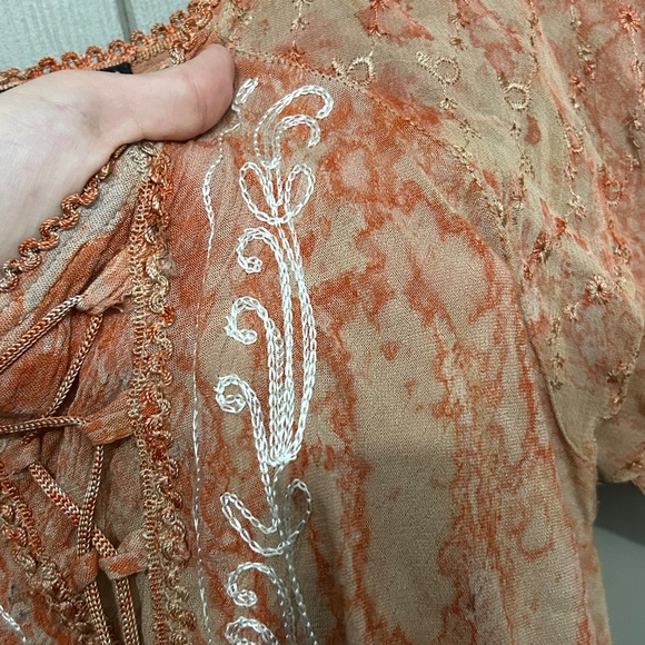 Vintage Canadian Flowy Bohemian Dress - Picture 8 of 9